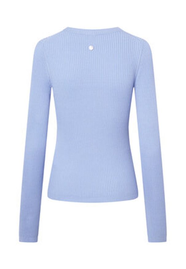 JOOP! Sweter 58 253KN58Karloa 30047481 Błękitny Slim Fit. Kolor: niebieski. Materiał: wiskoza