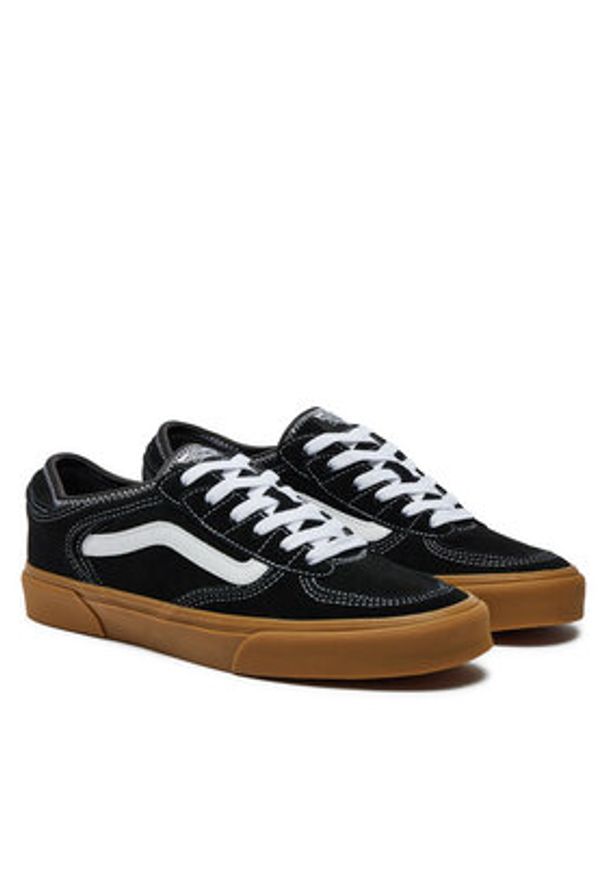 Vans Tenisówki Rowley Classic VN0A4BTT9X11 Czarny. Kolor: czarny. Materiał: zamsz, skóra