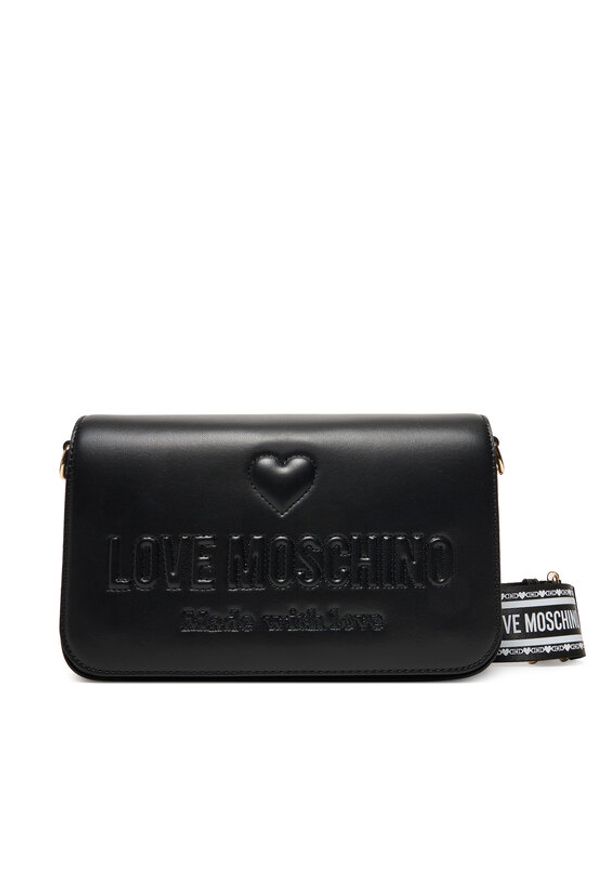 Love Moschino - LOVE MOSCHINO Torebka JC4221PP0MKF0000 Czarny. Kolor: czarny. Materiał: skórzane