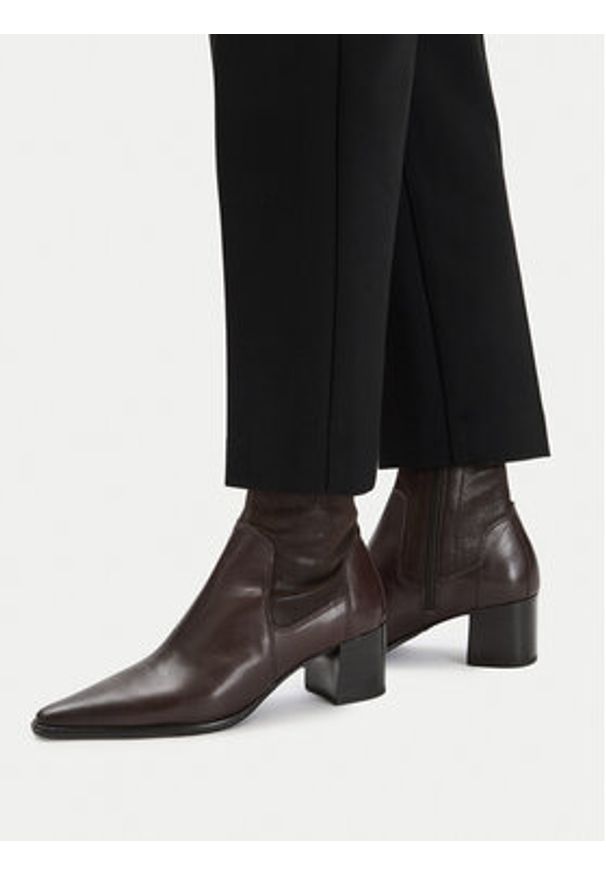 Vagabond Shoemakers Botki Giselle 5654-202-35 Brązowy. Kolor: brązowy. Materiał: skóra