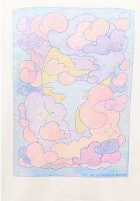 Mustang - MĘSKA BLUZA MUSTANG NADRUK Auburn Whisper White 1014792 2013. Wzór: nadruk #6