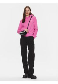 Calvin Klein Jeans Bluza Embro Badge J20J223227 Różowy Regular Fit. Kolor: różowy. Materiał: bawełna #5