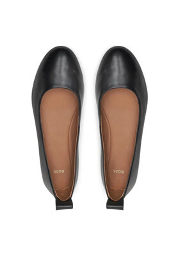 BOSS - Boss Baleriny Dasy Ballerina NA 50523555 Czarny. Kolor: czarny. Materiał: skóra