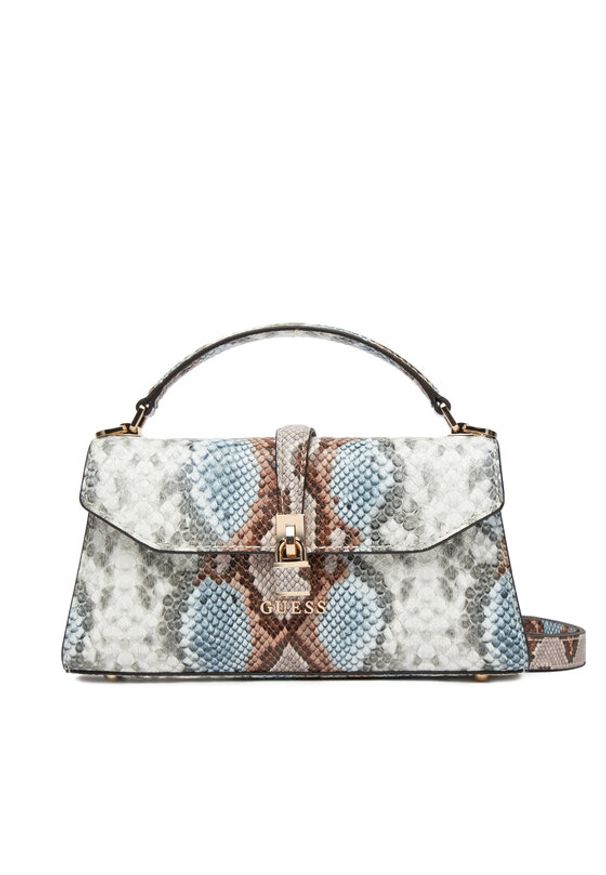 Guess Torebka Queensland HWKG96 55200 Kolorowy. Wzór: kolorowy. Materiał: skórzane