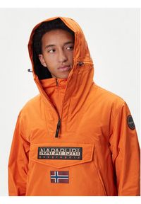Napapijri Kurtka anorak Rainforest Next NP0A4IB9 Pomarańczowy Regular Fit. Kolor: pomarańczowy. Materiał: syntetyk #6