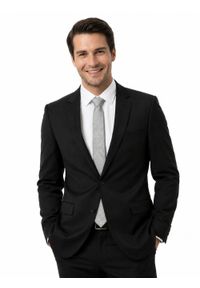 Męski Krawat - Popielaty, Faktura Materiału - Alties. Kolor: szary. Materiał: materiał. Styl: elegancki, wizytowy #3
