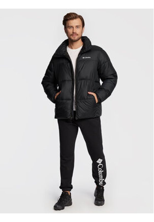 columbia - Columbia Kurtka zimowa Puffect 2025821 Czarny Regular Fit. Kolor: czarny. Materiał: syntetyk. Sezon: zima