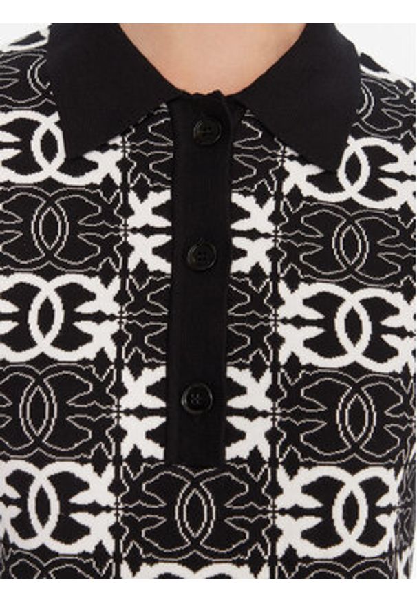 Pinko - PINKO Sukienka Nothing 106039 A2YD Czarny Regular Fit. Kolor: czarny. Materiał: wiskoza