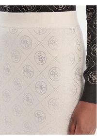 Guess Spódnica mini W6RD0O Z3JD2 Beżowy Regular Fit. Kolor: beżowy. Materiał: syntetyk #3