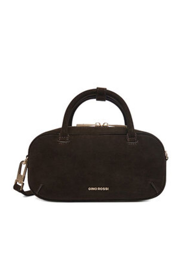 Gino Rossi - GINO ROSSI Torebka EO-LA321-1080 Brązowy. Kolor: brązowy. Materiał: skórzane, zamszowe