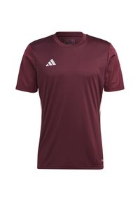 Adidas - Koszulka męska adidas Tabela 23 Jersey. Kolor: brązowy, wielokolorowy, czerwony. Materiał: jersey