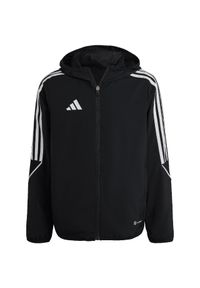 Adidas - Kurtka dla dzieci adidas Tiro 23 League Windbreaker. Kolor: biały, czarny, wielokolorowy