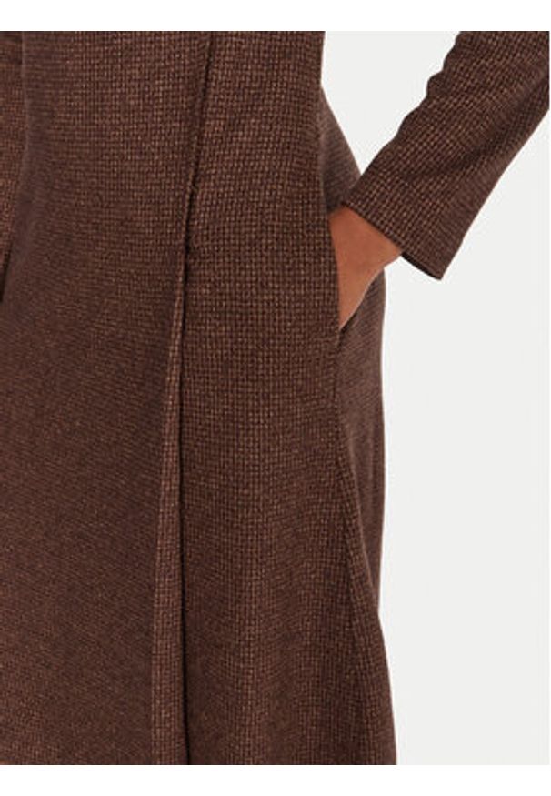 Weekend Max Mara Sukienka dzianinowa Balocco 2525626062 Brązowy Regular Fit. Kolor: brązowy. Materiał: wiskoza