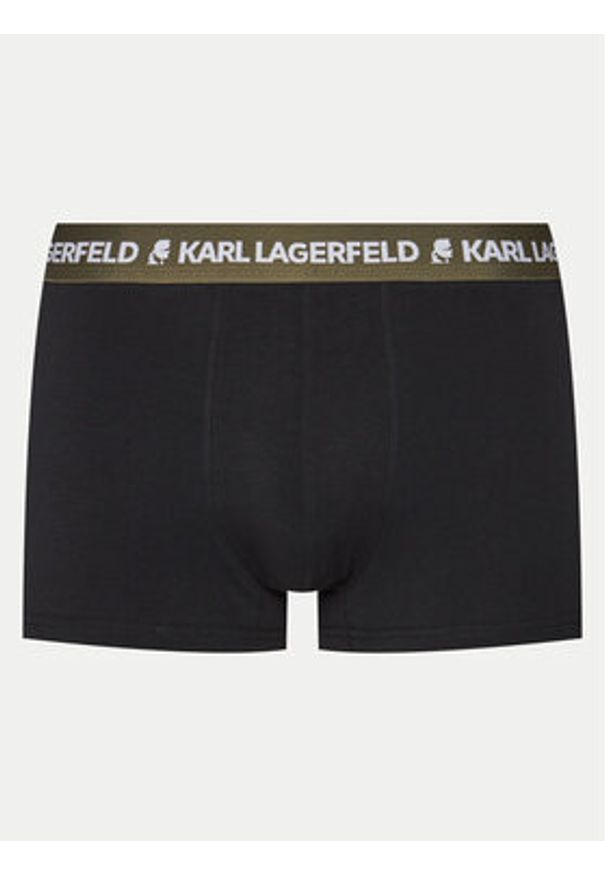 Karl Lagerfeld - KARL LAGERFELD Komplet 3 par bokserek 240M2108 Czarny. Kolor: czarny. Materiał: bawełna