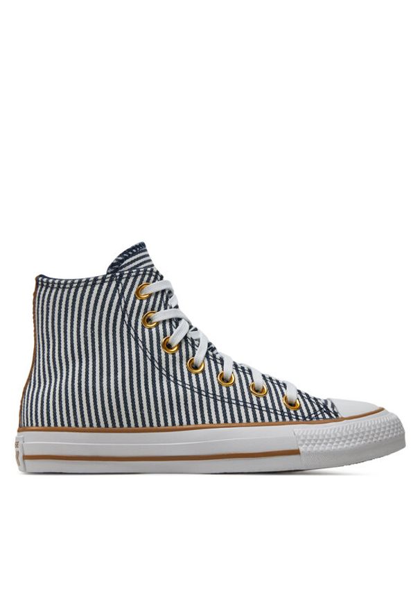 Converse Trampki Chuck Taylor All Star Herringbone Stripe A07232C Niebieski. Kolor: niebieski. Materiał: materiał