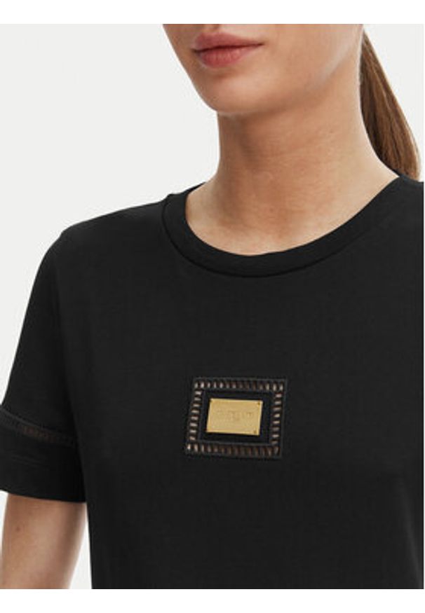 Marciano Guess T-Shirt G6GI02 K3182 Czarny Regular Fit. Kolor: czarny. Materiał: bawełna
