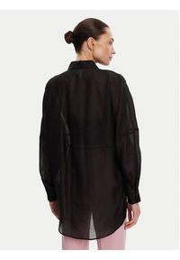 ACCESS FASHION Koszula 53-7068-104 Czarny Loose Fit. Kolor: czarny. Materiał: lyocell #5