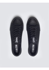 Big-Star - Trampki męskie niskie czarne RR174A072 906. Wysokość cholewki: przed kostkę. Kolor: czarny. Materiał: materiał. Szerokość cholewki: normalna. Styl: elegancki #4