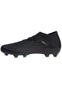 Adidas - Buty piłkarskie adidas Predator Edge.2 Fg M GW2271 czarne czarne. Zapięcie: sznurówki. Kolor: czarny. Materiał: guma, syntetyk. Sport: piłka nożna