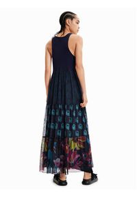 Desigual Sukienka codzienna Dudas 23SWVK90 Granatowy Regular Fit. Okazja: na co dzień. Kolor: niebieski. Materiał: bawełna. Typ sukienki: proste. Styl: casual #7