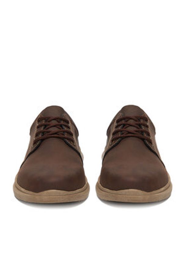 Rieker Półbuty 10424-22 Brązowy. Kolor: brązowy. Materiał: skóra, nubuk