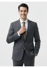 Krawat Męski - Angelo di Monti - Brąz z Zielenią, Kwiaty. Kolor: brązowy, beżowy, wielokolorowy. Materiał: tkanina. Wzór: kwiaty. Styl: elegancki, wizytowy #5