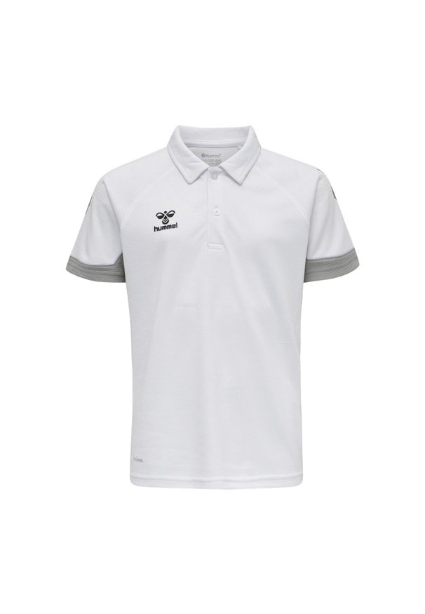 Dziecięca koszulka polo Hummel hmlLEAD functional. Typ kołnierza: polo. Kolor: biały. Długość rękawa: krótki rękaw. Długość: krótkie