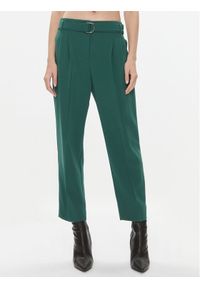 BOSS - Boss Spodnie materiałowe Tapiah 50490037 Zielony Regular Fit. Kolor: zielony. Materiał: syntetyk, materiał