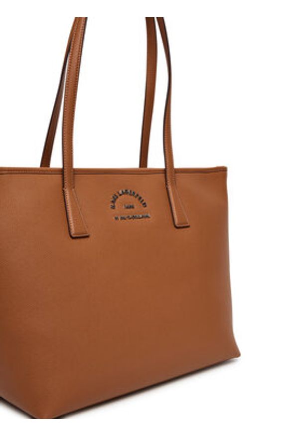 Karl Lagerfeld - KARL LAGERFELD Torebka A3W30314 Brązowy. Kolor: brązowy. Materiał: skórzane