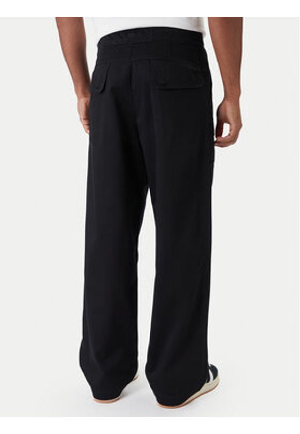 Adidas - adidas Spodnie materiałowe Premium Essentials JY2636 Czarny Loose Fit. Kolor: czarny. Materiał: bawełna