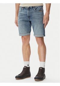G-Star RAW - G-Star Raw Szorty jeansowe 3301 D10481-C051 Niebieski Regular Fit. Kolor: niebieski. Materiał: bawełna #1