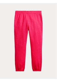 Polo Ralph Lauren Spodnie dresowe 312860018017 Różowy Regular Fit. Kolor: różowy. Materiał: syntetyk
