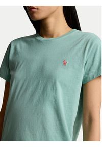 Polo Ralph Lauren T-Shirt 211898698023 Zielony Regular Fit. Typ kołnierza: polo. Kolor: zielony. Materiał: bawełna #4