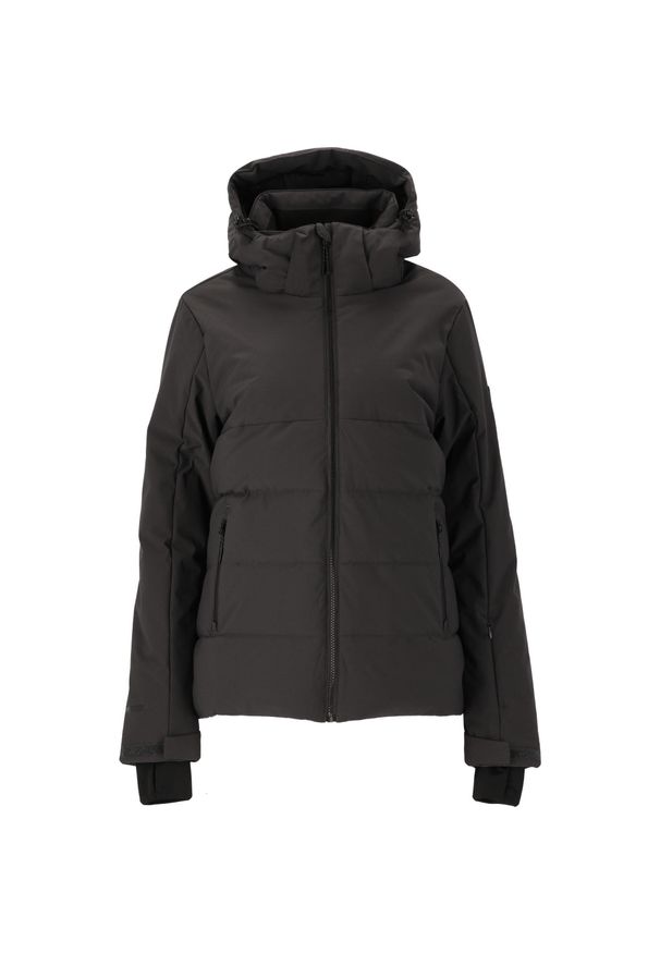 Damska kurtka narciarska Whistler Lakeland. Kolor: szary. Sezon: zima. Sport: narciarstwo