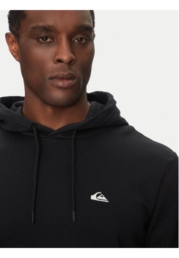 Quiksilver Bluza EQYFT04951 Czarny Regular Fit. Kolor: czarny. Materiał: bawełna