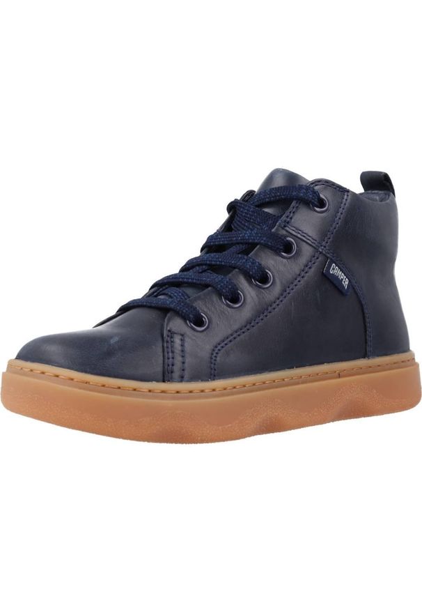 Camper - Buty CAMPER KIDDO Niebieski. Kolor: niebieski. Materiał: tkanina, skóra. Sport: turystyka piesza