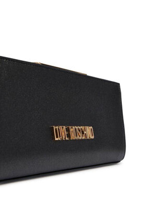 Love Moschino - LOVE MOSCHINO Torebka JC4144PP1OLS0000 Czarny. Kolor: czarny. Materiał: skórzane
