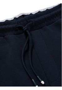 BOSS - Boss Spodnie dresowe Hadiko 1 50492763 Granatowy Regular Fit. Kolor: niebieski. Materiał: dresówka, bawełna #4