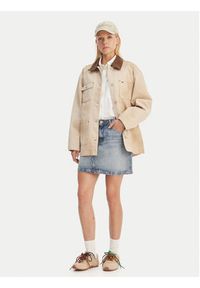 Tommy Jeans Kurtka przejściowa Distressed Chore DW0DW22599 Beżowy Relaxed Fit. Kolor: beżowy. Materiał: bawełna #4