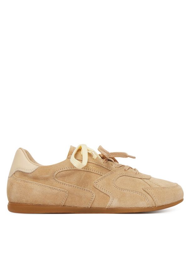 GANT - Gant Sneakersy 32533275 Beżowy. Kolor: beżowy. Materiał: skóra, zamsz