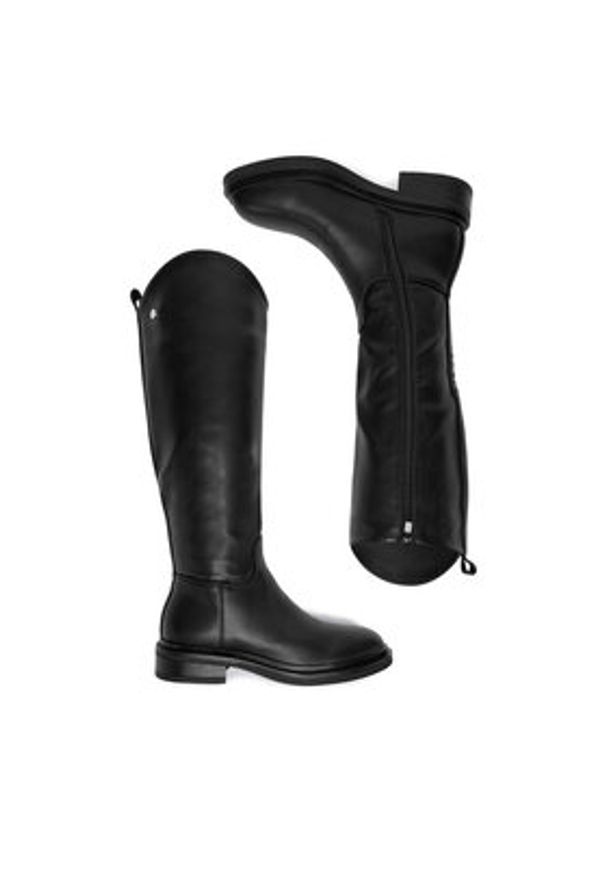 DeeZee Kozaki 5672 Czarny. Kolor: czarny. Materiał: materiał, syntetyk