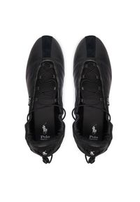 Polo Ralph Lauren Baleriny Blrna Lce Up 804P08221001 Czarny. Kolor: czarny. Materiał: skóra #4