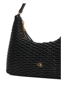Calvin Klein Torebka LV04F3293G Czarny. Kolor: czarny. Materiał: skórzane