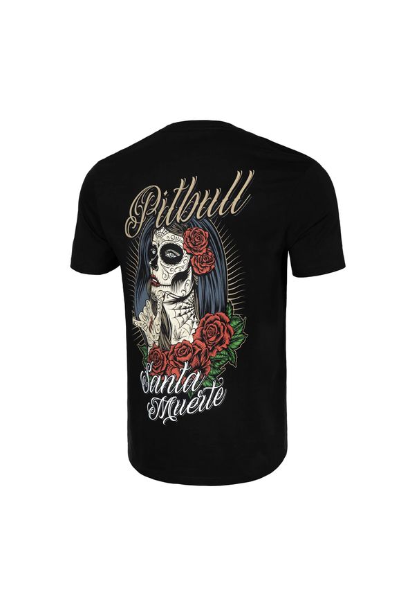 PITBULL WEST COAST - Koszulka sportowa męska Pitbull West Coast Santa Muerte 23. Kolor: czarny