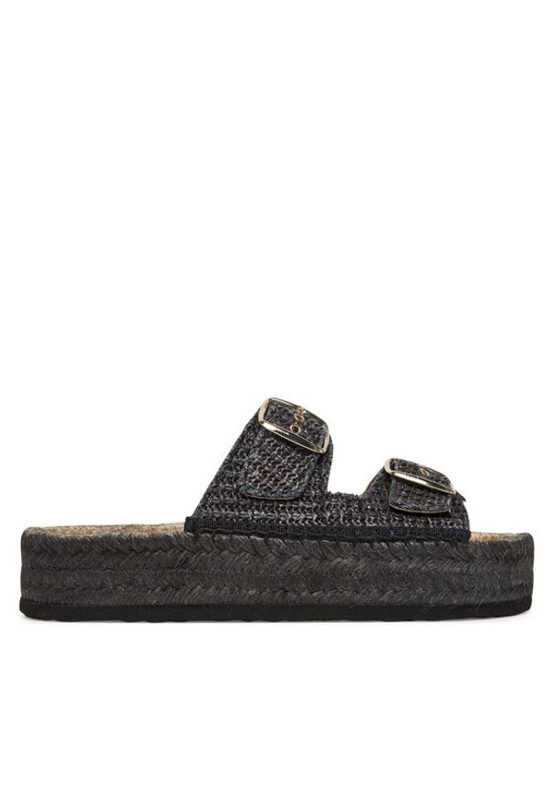 Love Moschino - LOVE MOSCHINO Espadryle JA28393G0MJQ0000 Szary. Kolor: szary. Materiał: syntetyk