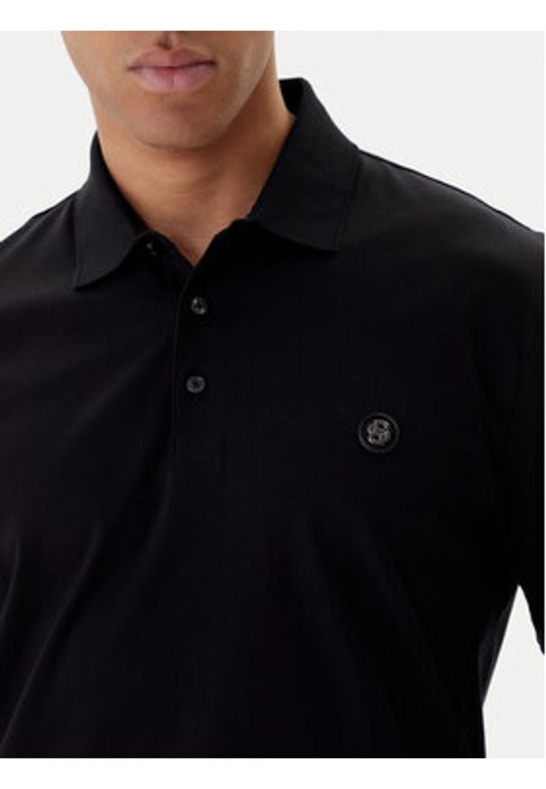 BOSS Polo Parris 50555829 Czarny Regular Fit. Typ kołnierza: polo. Kolor: czarny. Materiał: bawełna