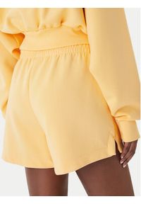 Adidas - adidas Szorty sportowe Soft Lux KA6998 Pomarańczowy Loose Fit. Kolor: pomarańczowy. Materiał: syntetyk #4