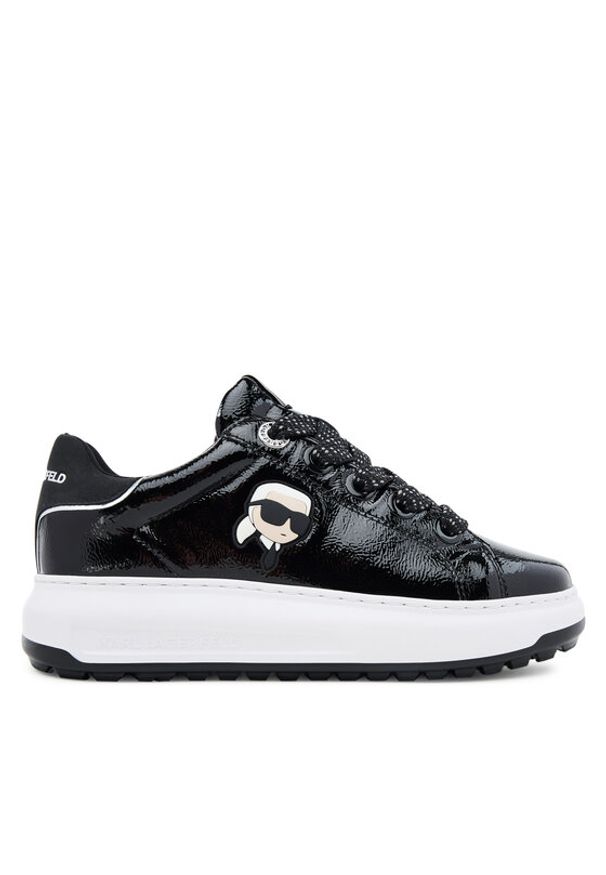 Karl Lagerfeld - KARL LAGERFELD Sneakersy KL67531 Czarny. Kolor: czarny. Materiał: skóra