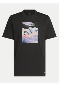 Adidas - adidas T-Shirt All Day I Dream About Summer JI9417 Czarny Regular Fit. Kolor: czarny. Materiał: bawełna #6