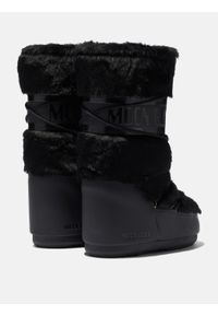 Śniegowce damskie Moon Boot ICON FAUX-FUR BOOTS. Zapięcie: sznurówki. Kolor: czarny. Materiał: futro, nylon, syntetyk. Szerokość cholewki: normalna. Sezon: zima. Styl: elegancki, klasyczny #3